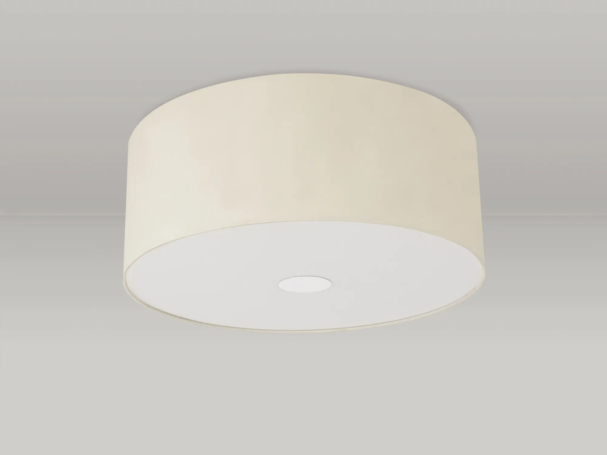 Baymont 50cm, Flush 3 Light Polished Chrome, Ivory Pearl, Frosted Diffuser DK0359  Deco Baymont CH IV